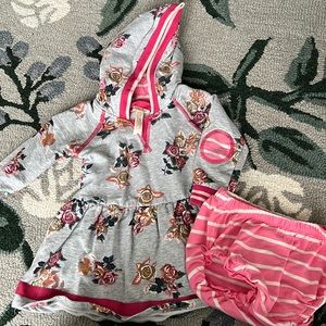 Matilda Jane Sweatshirt dress + Bloomers